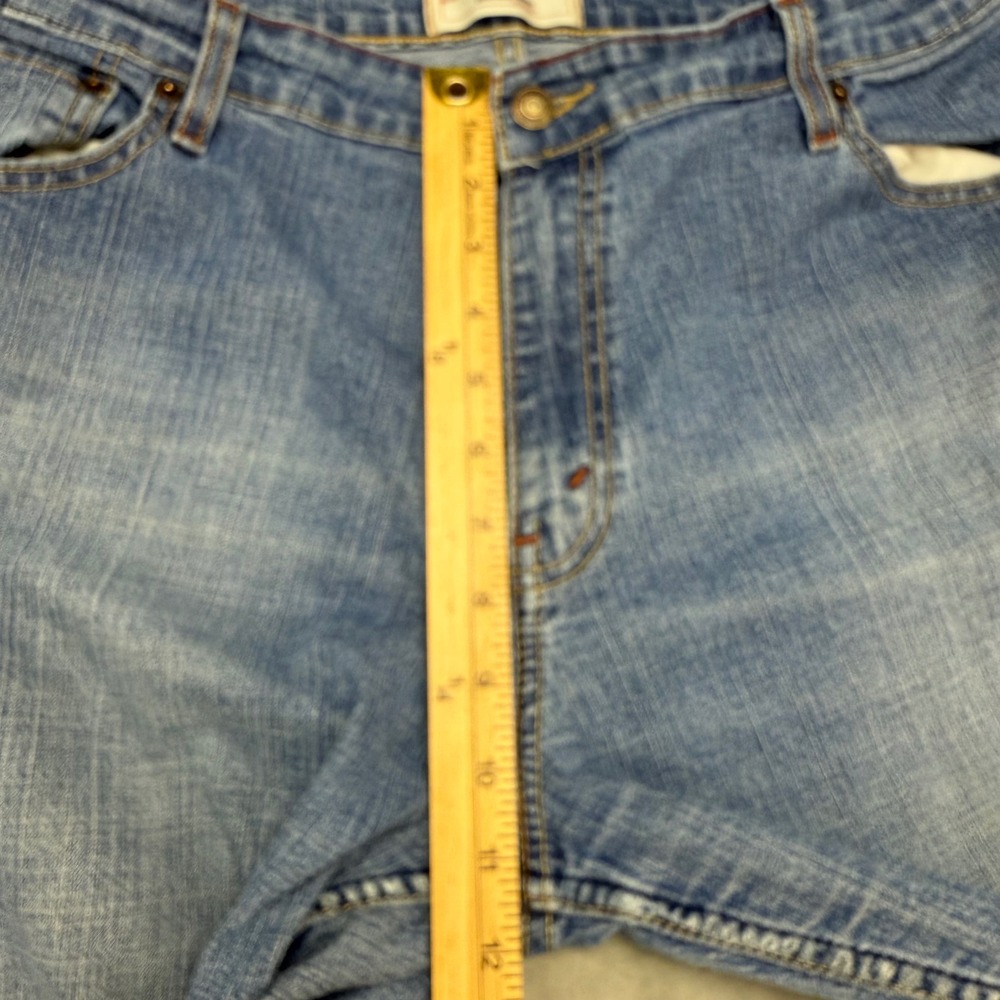 Levi Strauss Signature Stretch Mid Rise Bootcut Jeans Light Wash Size 16 Misses - Picture 12 of 13
